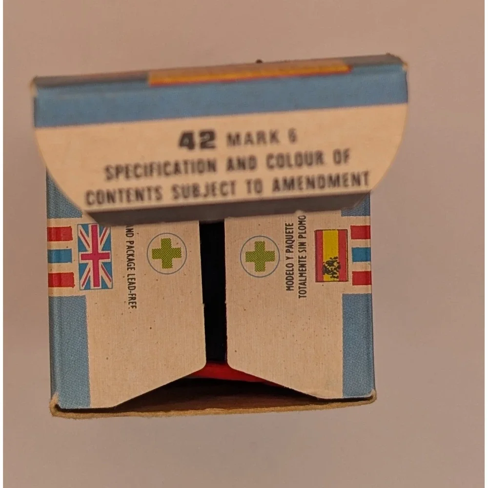 Matchbox Superfast 42 Mercedes Container Truck Sea-Land Red Lesney England Boxed
